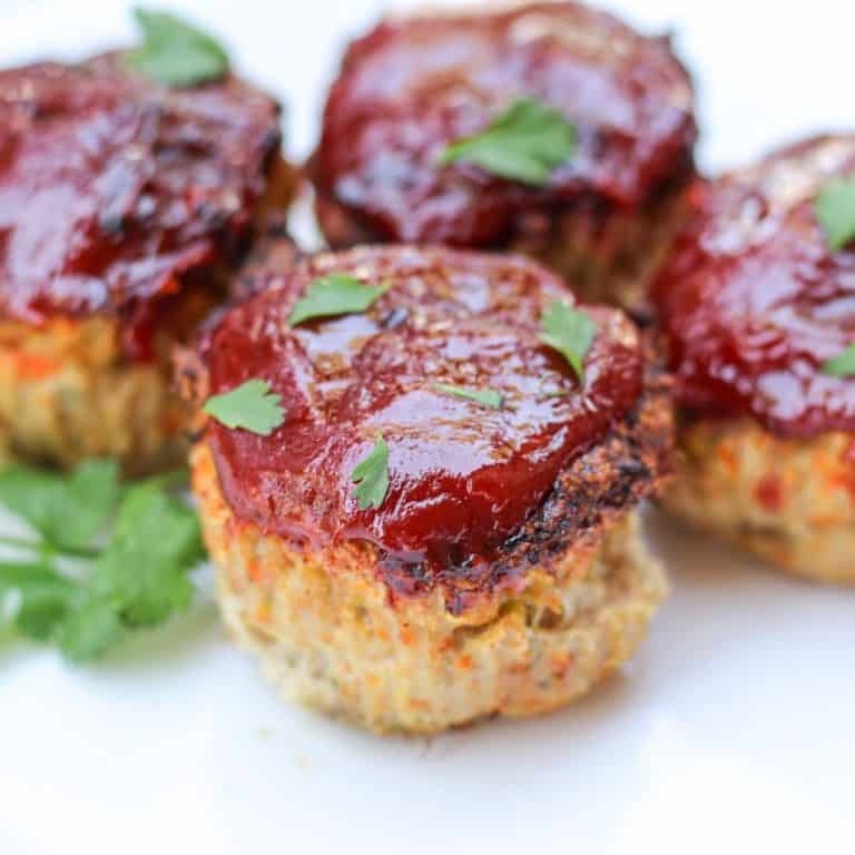 Air Fryer Mini Turkey Meatloaves - Savas Kitchen