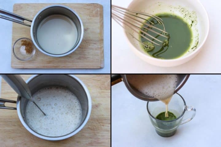 Oat Milk Matcha Latte (Hot or Iced) - Sunglow Kitchen