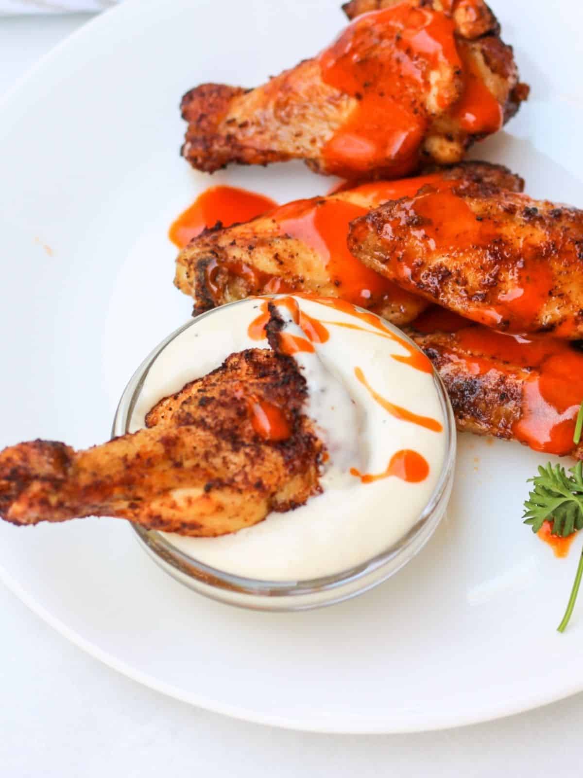 Frozen Chicken Wings in Air Fryer - Paint The Kitchen Red