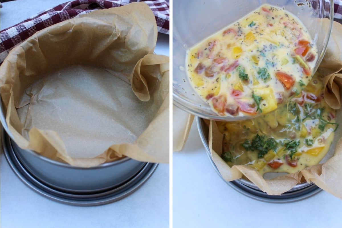 Air Fryer Omelette with Parchment Paper - Recipe Diaries