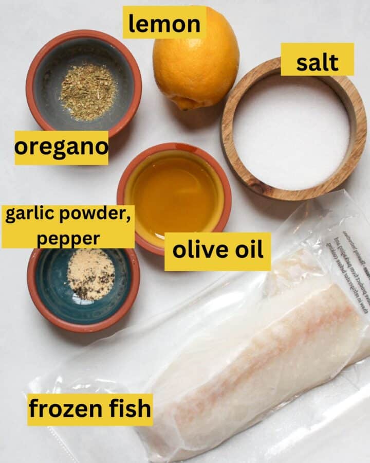 Simple Fish Ingredients Frozen Fish Fillets in Air Fryer (No Breading) - Savas Kitchen