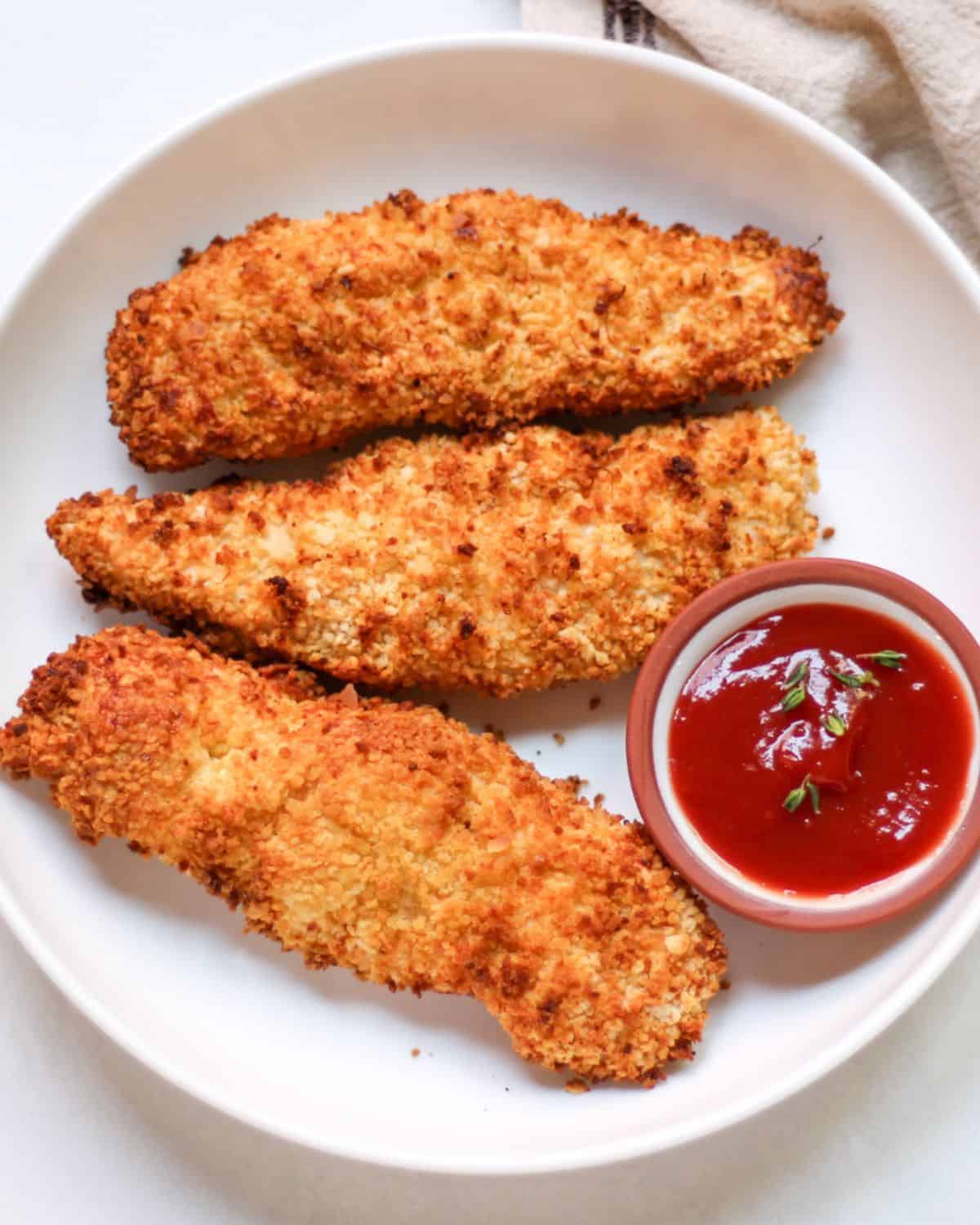 Air Fryer Crispy Chicken Tenders - Savas Kitchen